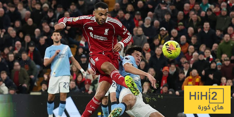 ترتيب الدوري الانجليزي بعد نهاية لقاء مانشستر سيتي وليفربول