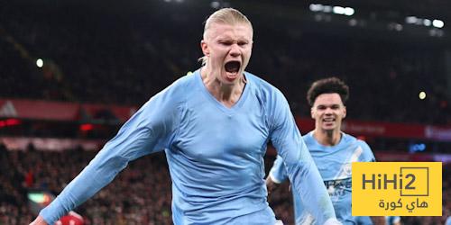 أرقام هالاند أمام ليفربول