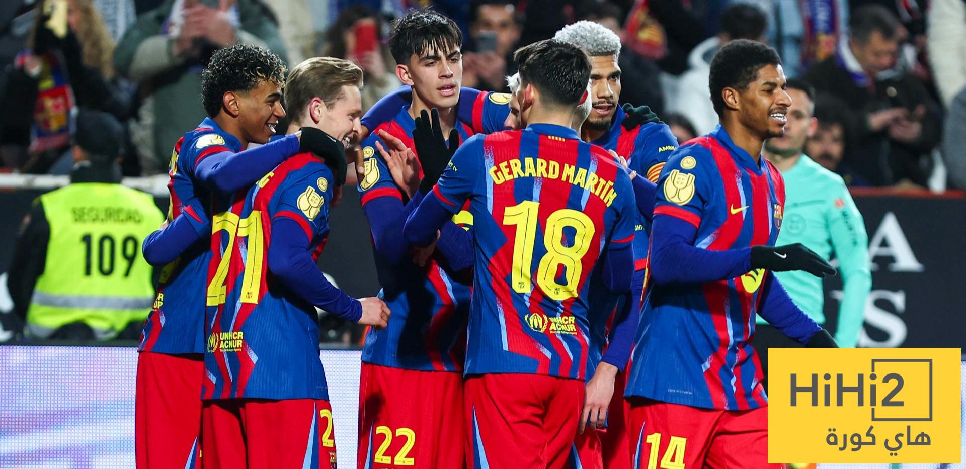 تشكيلة برشلونة المتوقعة أمام أتلتيكو مدريد في كاس الملك