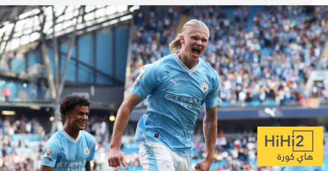 عدد أهداف هالاند في الدوري الانجليزي