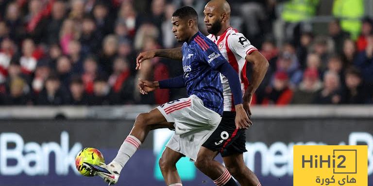 شوط سلبي بين ارسنال و برينتفورد