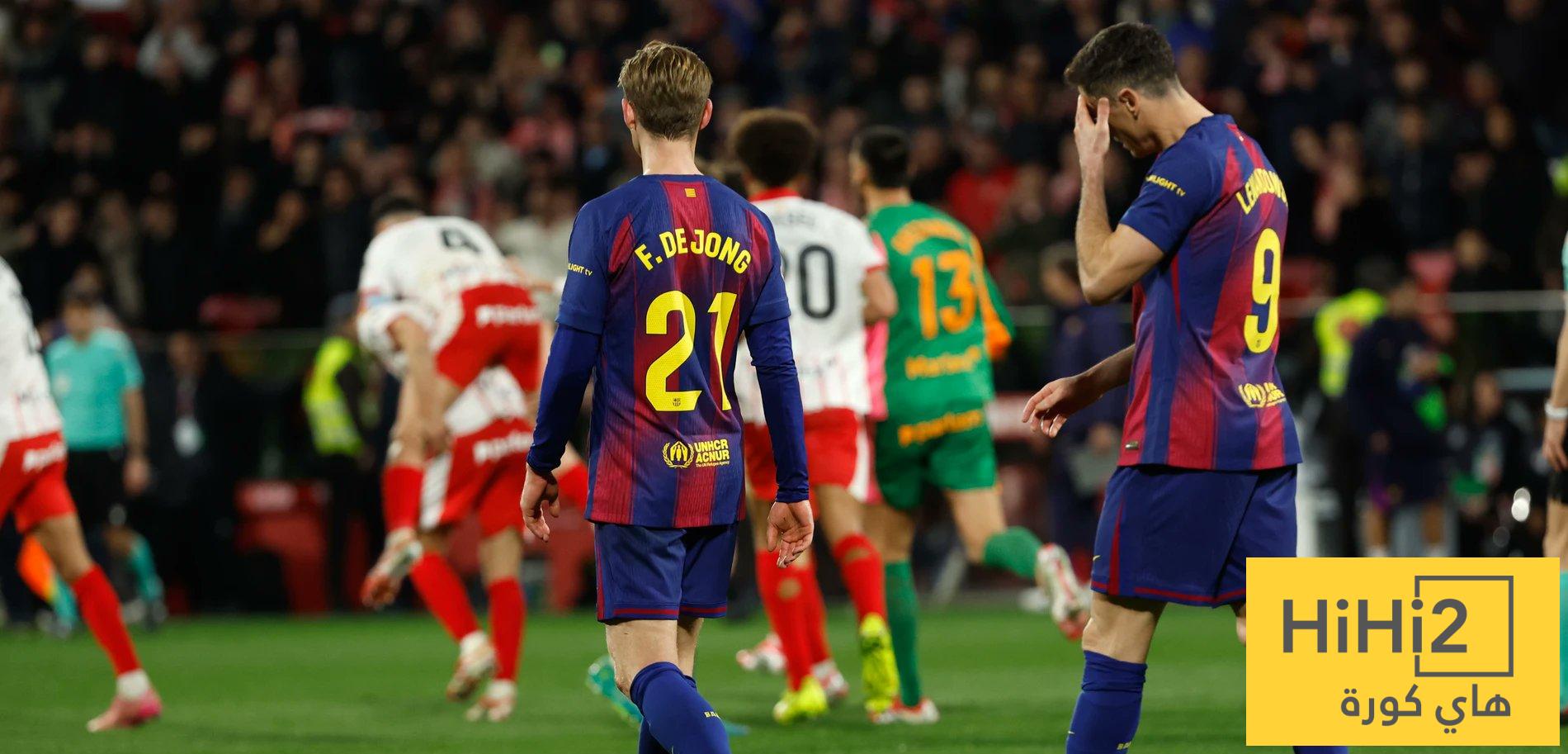 انتقادات لبرشلونة بعد الهزيمة أمام جيرونا