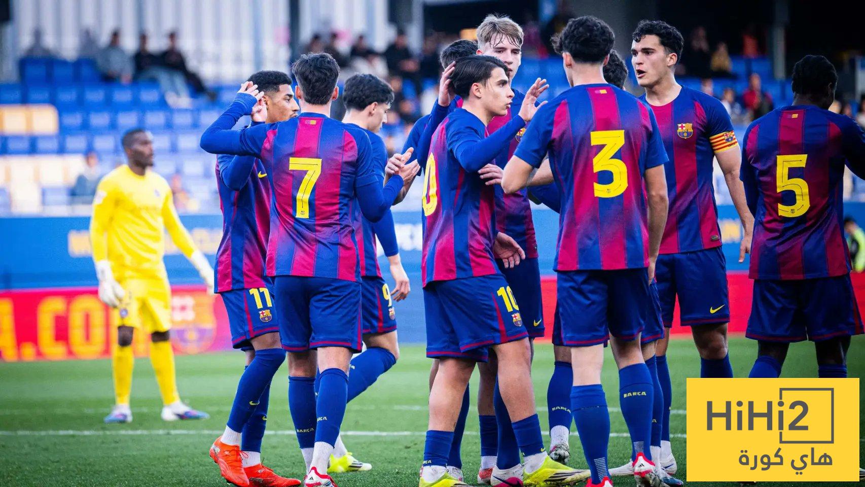 ثنائي برشلونة الصاعد يضيء طريقه نحو الفريق الأول