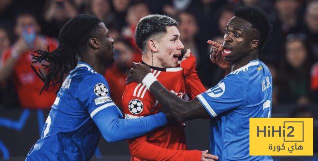 موقف ريال مدريد من بنفيكا بعد حادثة فينيسيوس!