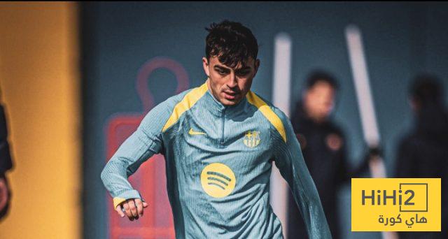 عودة بيدري لتدريبات برشلونة