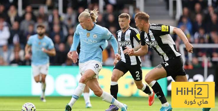 ترتيب مانشستر سيتي ونيوكاسل في البريميرليغ