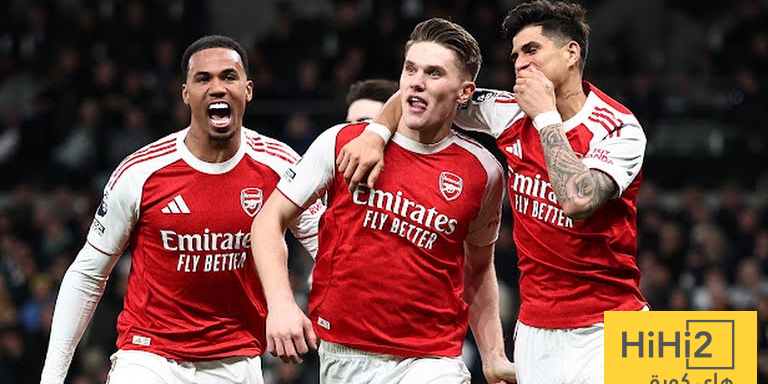 ترتيب الدوري الانجليزي بعد فوز ارسنال على توتنهام