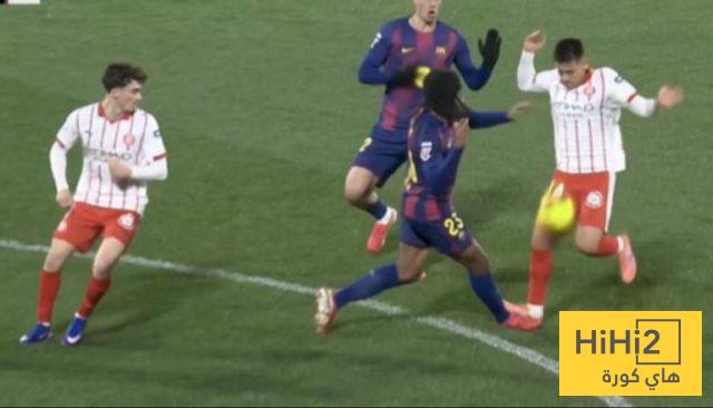 تعليق لابورتا على اعتراف لجنة الحكام بخطأ هدف جيرونا 1