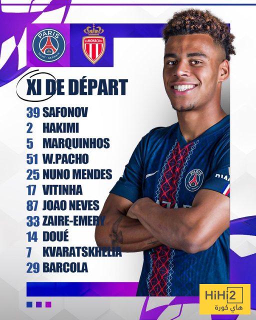تشكيلة باريس سان جيرمان الرسمية للقاء موناكو 4 تشكيلة باريس سان جيرمان الرسمية للقاء موناكو 3