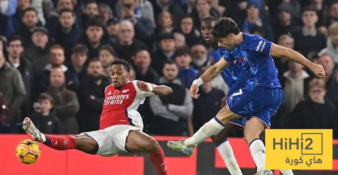 ترتيب أرسنال وتشيلسي في البريميرليغ