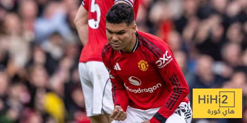 أرقام كاسيميرو أمام بالاس