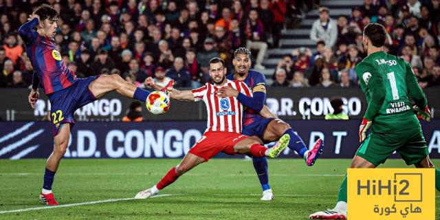 احصائيات مباراة برشلونة واتلتيكو في كاس ملك اسبانيا