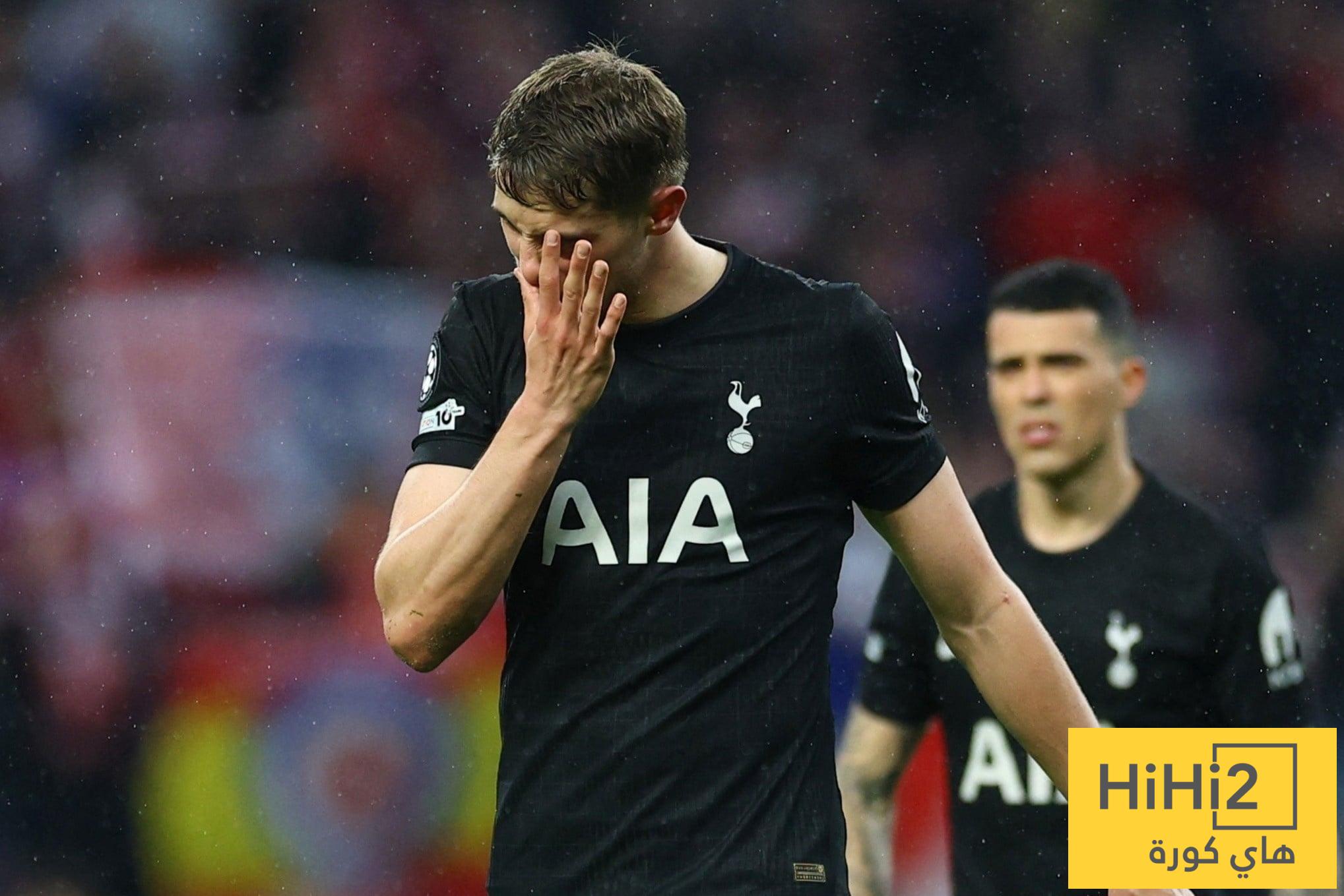 حالة طوارئ في توتنهام بعد الهزيمة المذلة أمام أتلتيكو مدريد