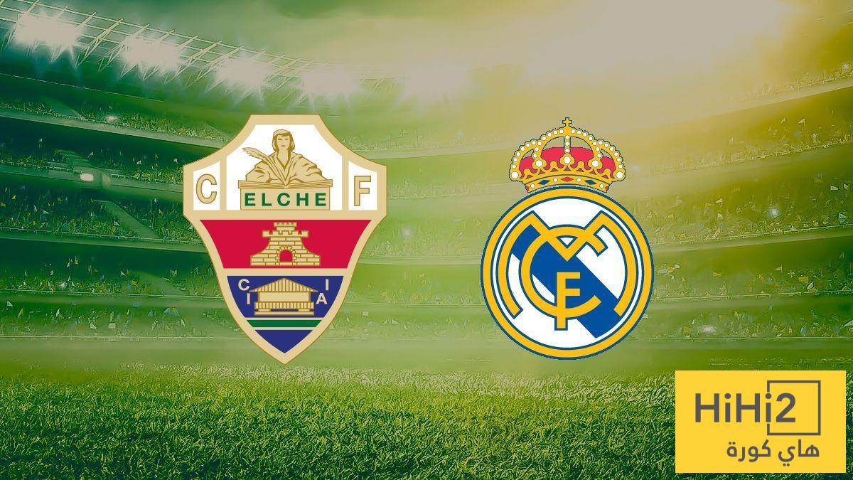 نتائج ريال مدريد مع حكم مواجهة إلتشي