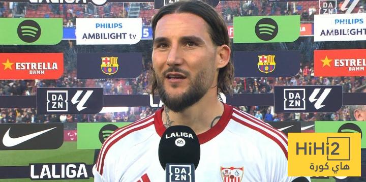 لاعب إشبيلية يعلق على الهزيمة أمام برشلونة