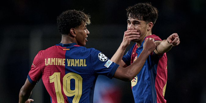 ثنائي برشلونة يكتبان التاريخ في دوري الأبطال