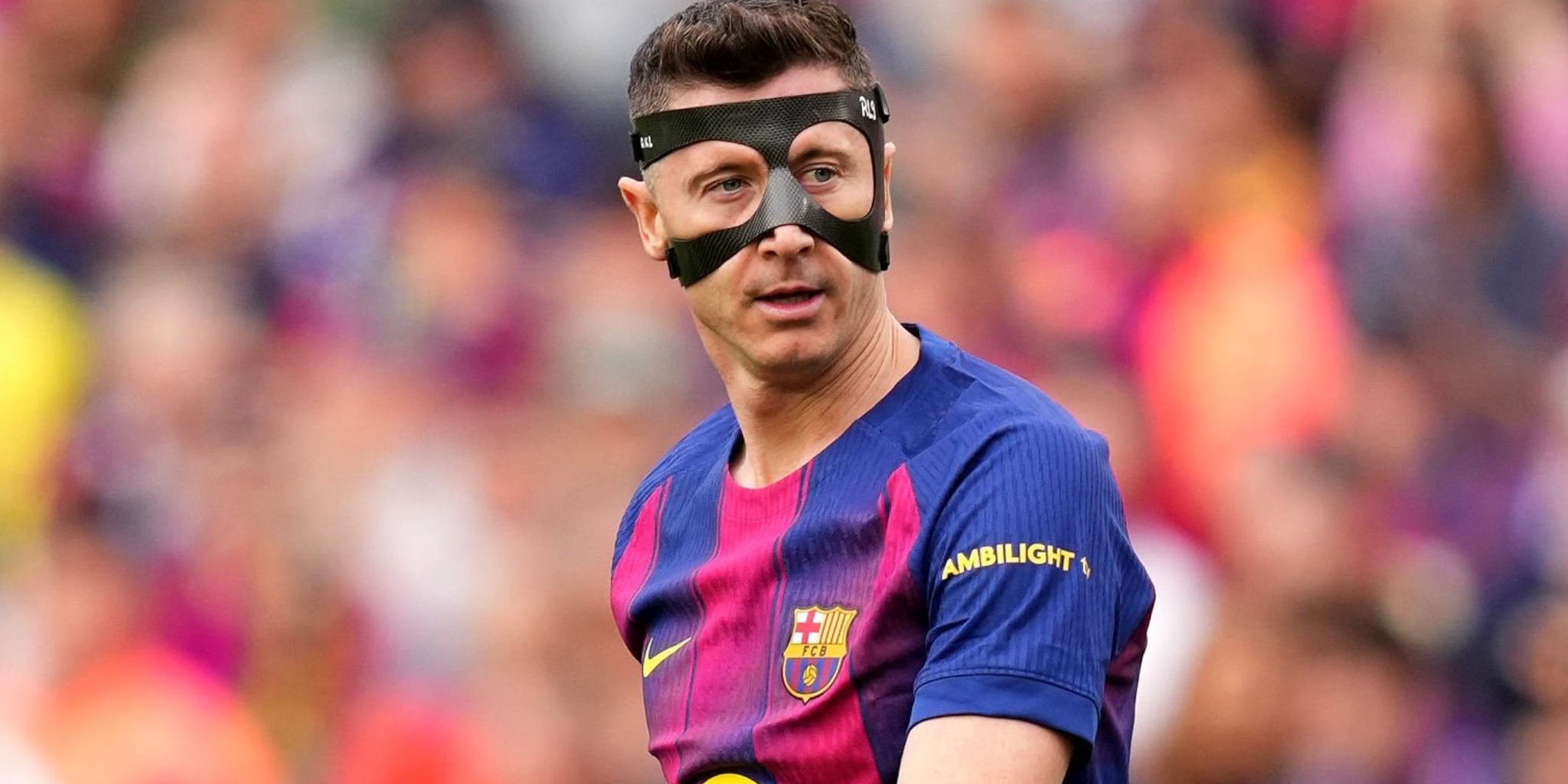 الحفلة مستمرة.. ليفاندوفسكي يسجل الهدف الخامس في شباك نيوكاسل