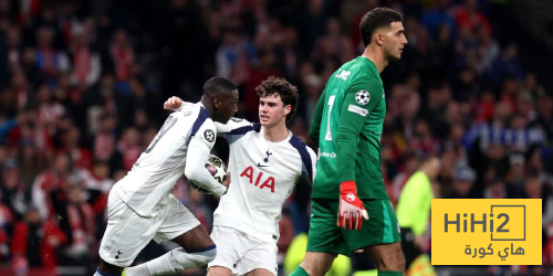 إحصائيات مباراة توتنهام وأتلتيكو مدريد بعد مرور ساعة
