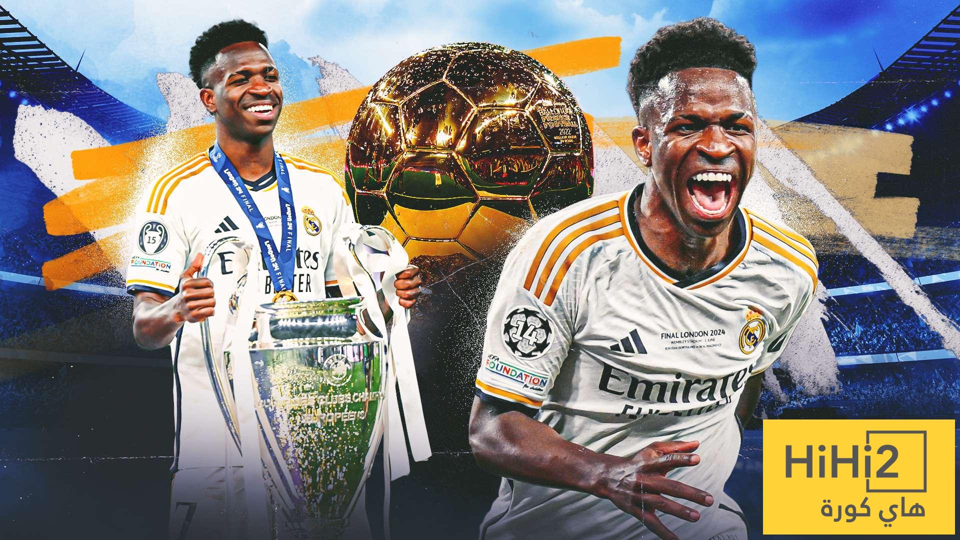 إعلام الريال بدأ يطالب بالكرة الذهبية لـ فينيسيوس !