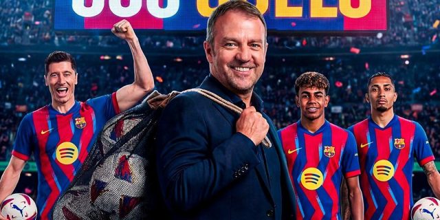 برشلونة فليك يتجاوز سقف ال300 هدف