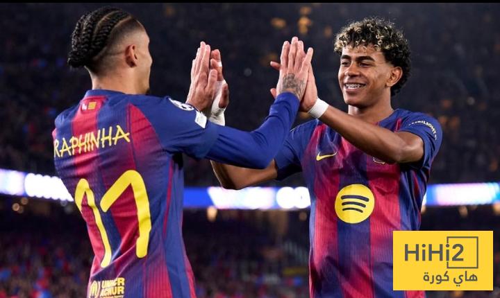 لماذا منح رافينيا ركلة الجزاء لـ لامين أمام نيوكاسل ؟