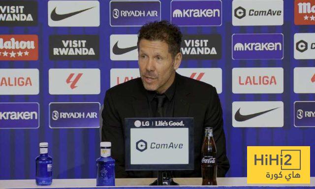 سيميوني يحسم استراتيجية أتلتيكو قبل ديربي مدريد