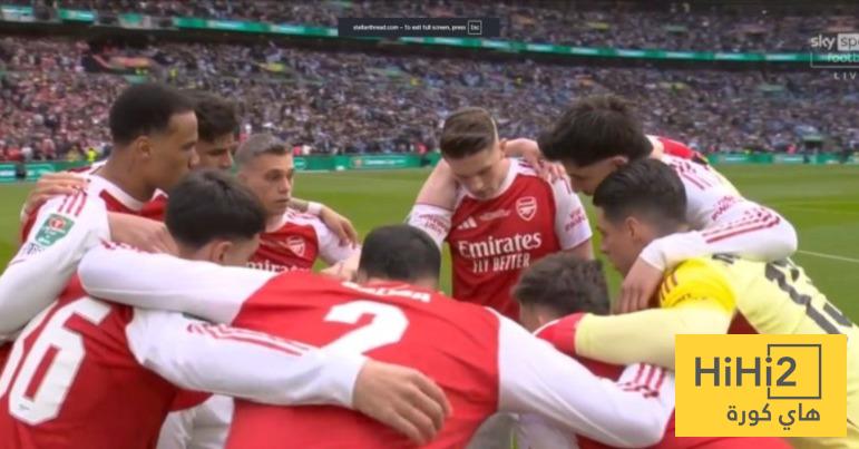 تقييم لاعبي ارسنال في الشوط الاول ضد مانشستر سيتي