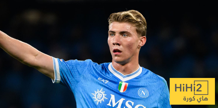 هويلوند : استعدت متعة كرة القدم في نابولي