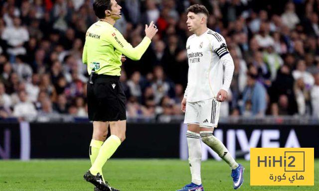 رفض استئناف ريال مدريد على طرد فالفيردي أمام أتلتيكو