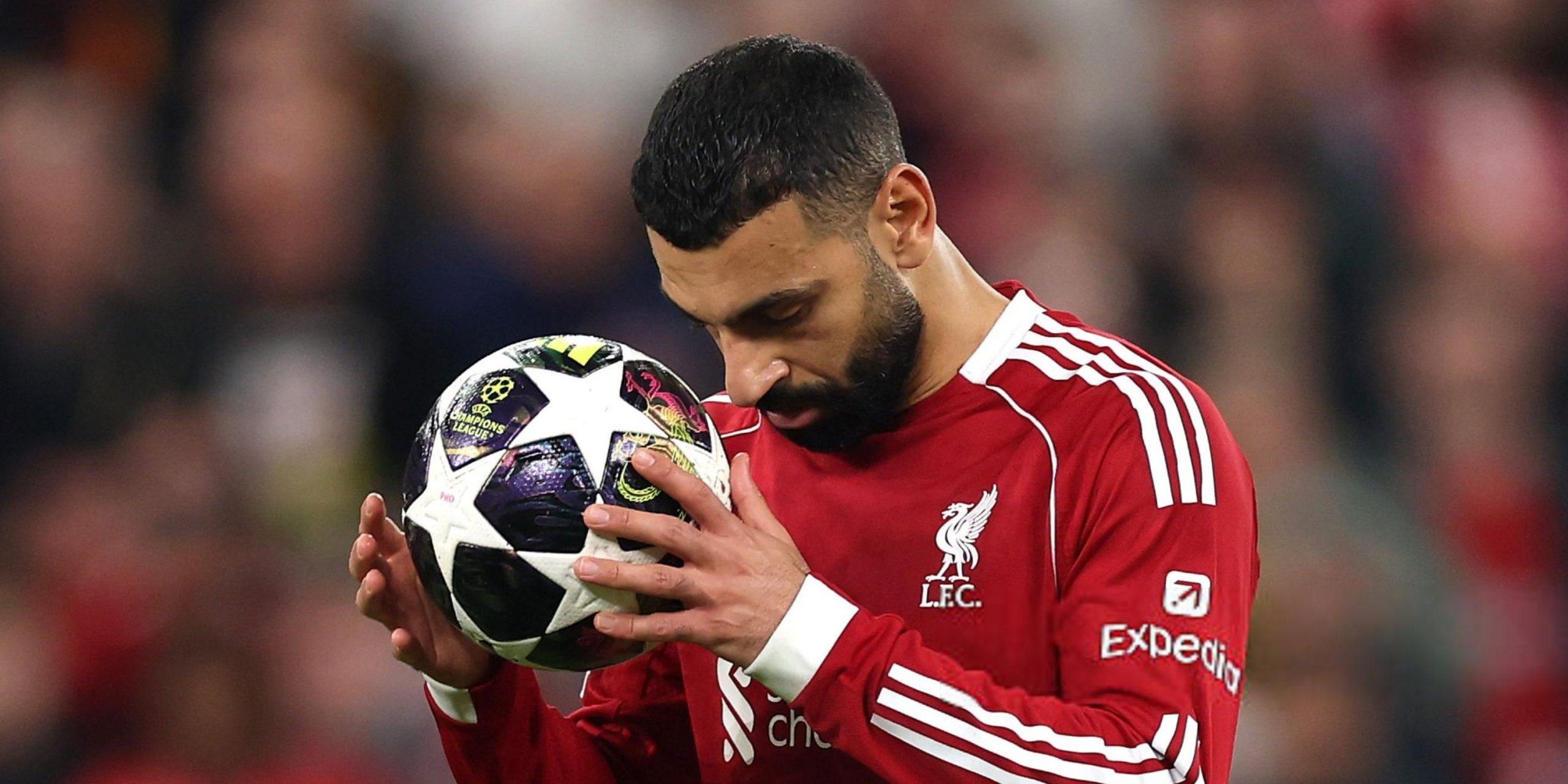 الرقم الذي يسعى محمد صلاح لتحطيمه قبل رحيله عن ليفربول