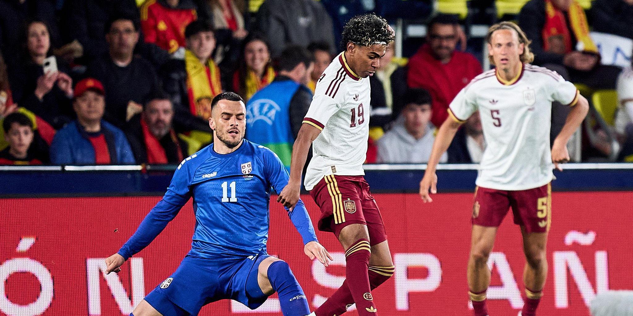 تقييم لاعبي اسبانيا امام صربيا في الشوط الاول