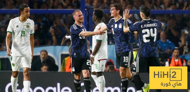 الأرجنتين تتقدم على موريتانيا في الشوط الأول