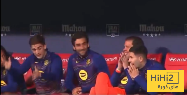 صورة .. رد فعل غافي على لمسة يد نيكو لاعب اتلتيكو 19