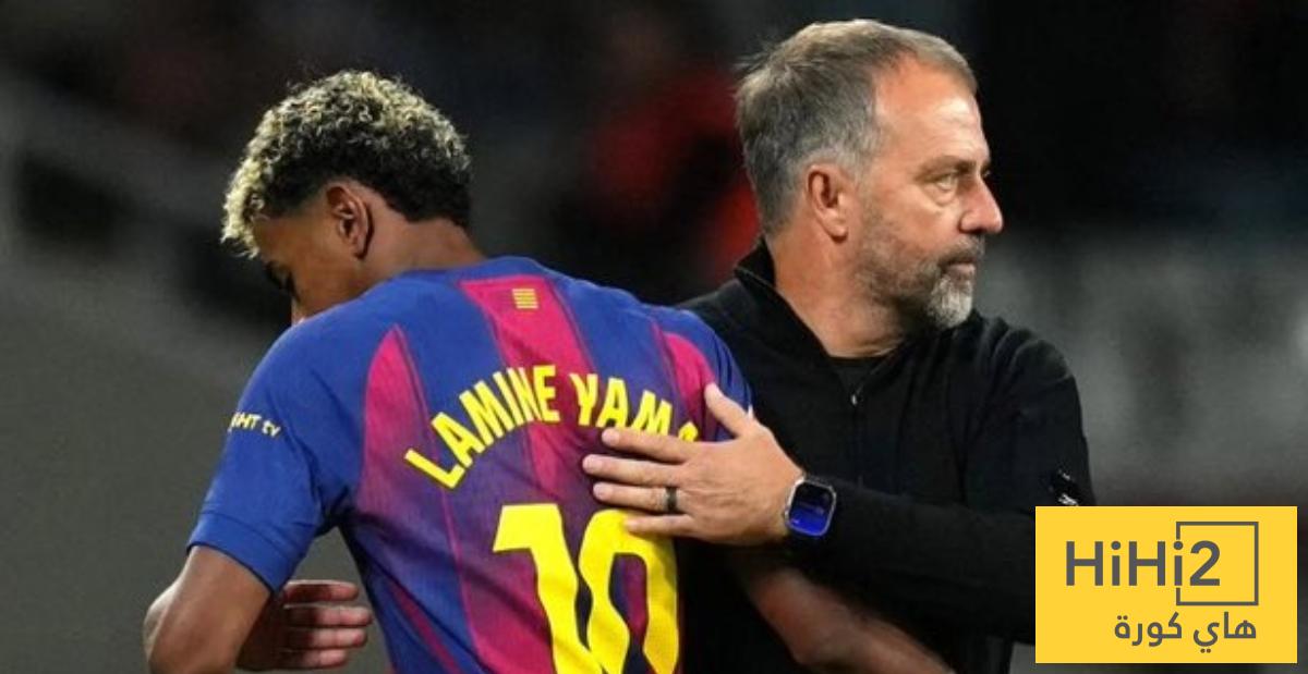 لقطة لامين وفليك توضح الفرق بين ريال مدريد وبرشلونة