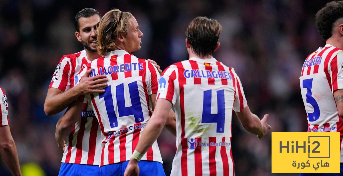 تفاؤل في أتلتيكو مدريد قبل مواجهة برشلونة