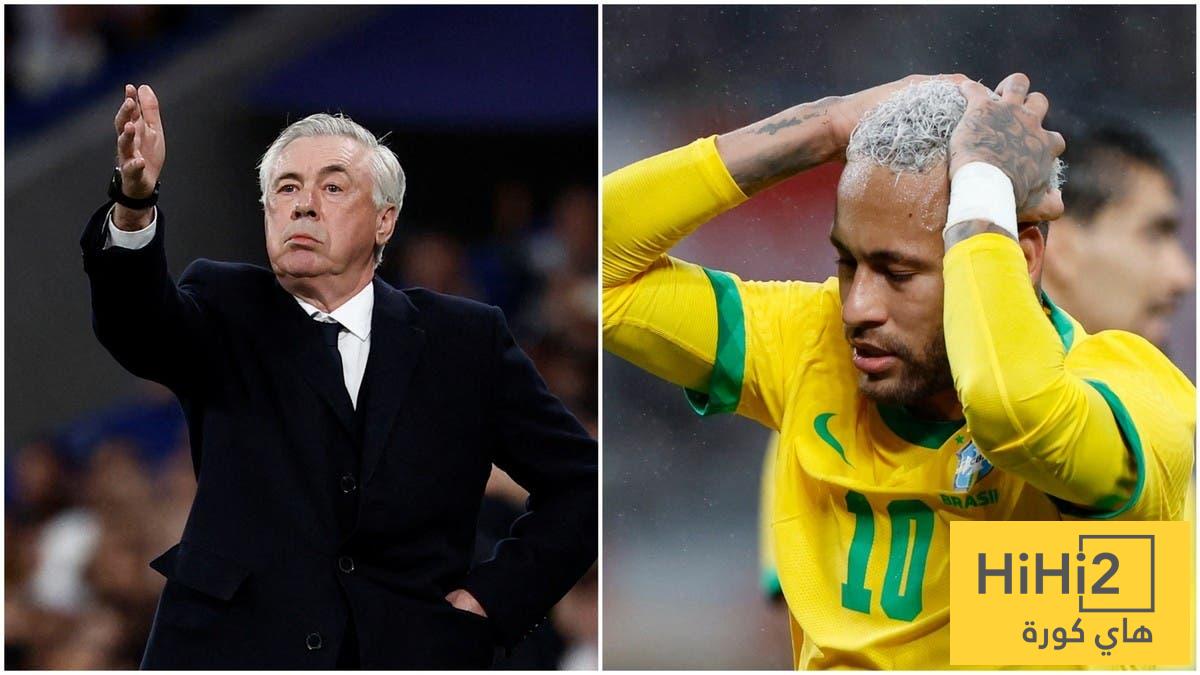 نيمار يخاطر بعملية مفاجئة بسبب أنشيلوتي