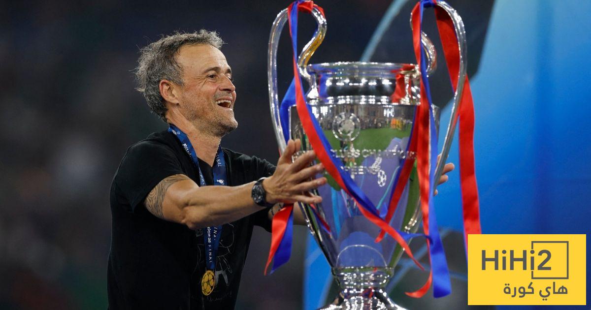 لويس إنريكي يحذر لاعبي باريس سان جيرمان