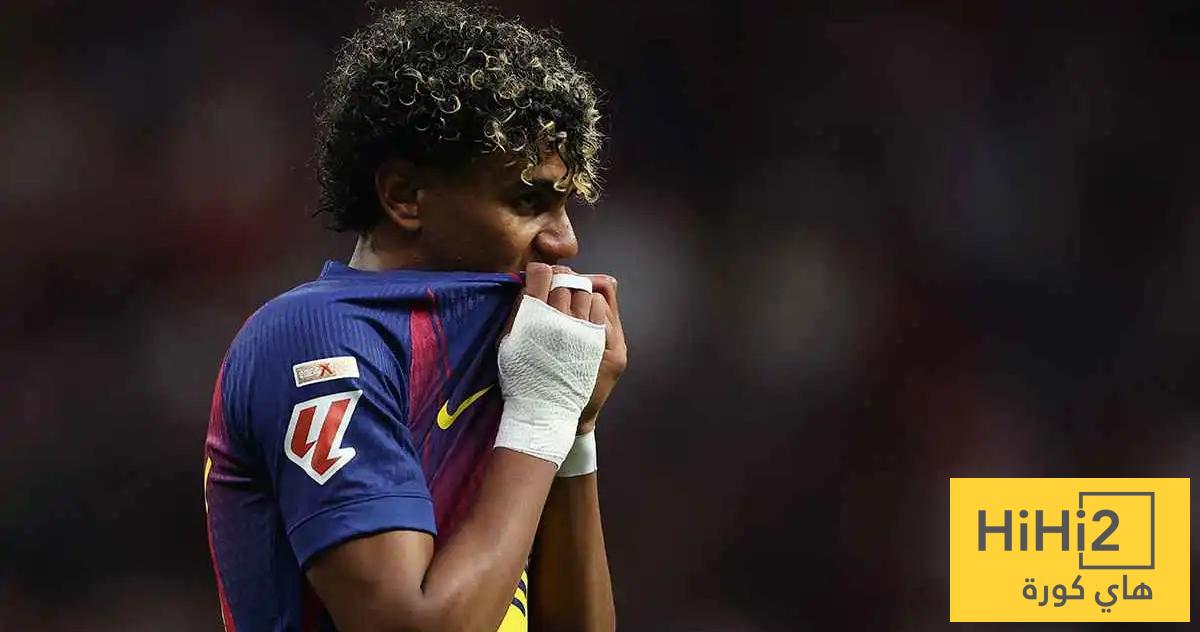 تفاصيل مشهد غضب لامين من مدرب الحراس