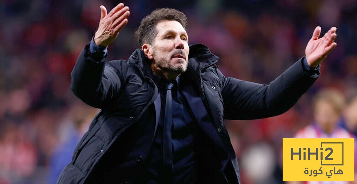 صور .. رد فعل سيميوني على خطأ ابنه ضد برشلونة