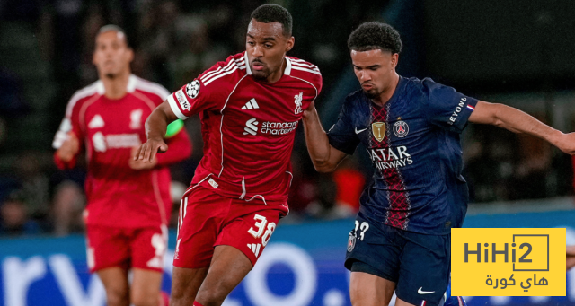 تقييم لاعبي ليفربول ضد باريس سان جيرمان في دوري أبطال أوروبا