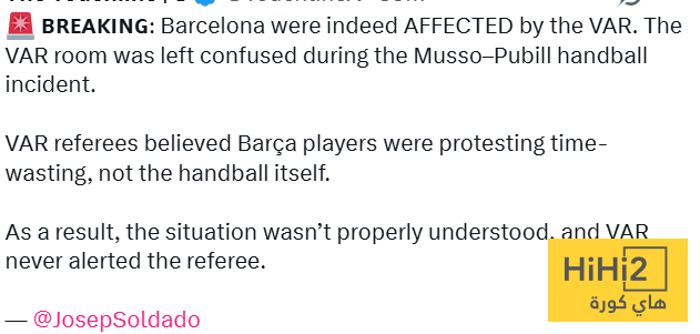 برشلونة يدفع ثمن ” سوء فهم ” حكام الفار ! 3