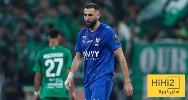 إحصائيات بنزيما في مباراة الهلال والسد