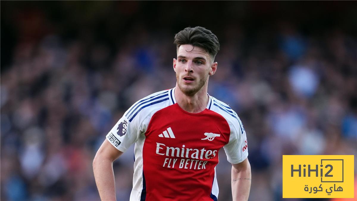 أرتيتا يثير الشكوك حول مشاركة رايس أمام لشبونة