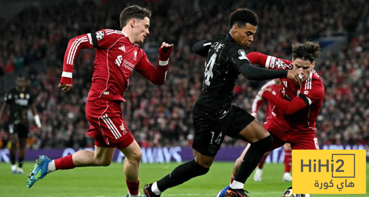 شوط أول سلبي بين ليفربول وباريس سان جيرمان في دوري أبطال أوروبا