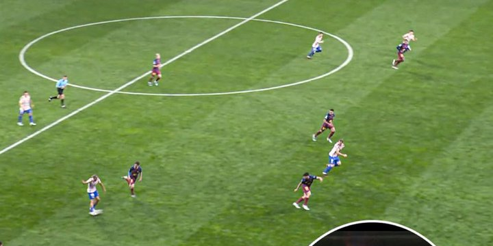 طرد اريك غارسيا من لقاء اتلتيكو مدريد