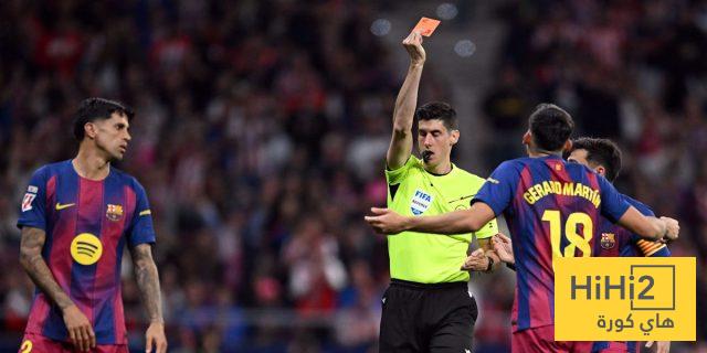 الطرد يحسم مصير برشلونة في الأدوار الحاسمة !