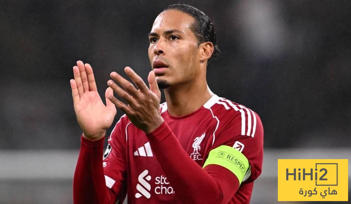 أول تعليق من فان دايك على خروج ليفربول من دوري الأبطال