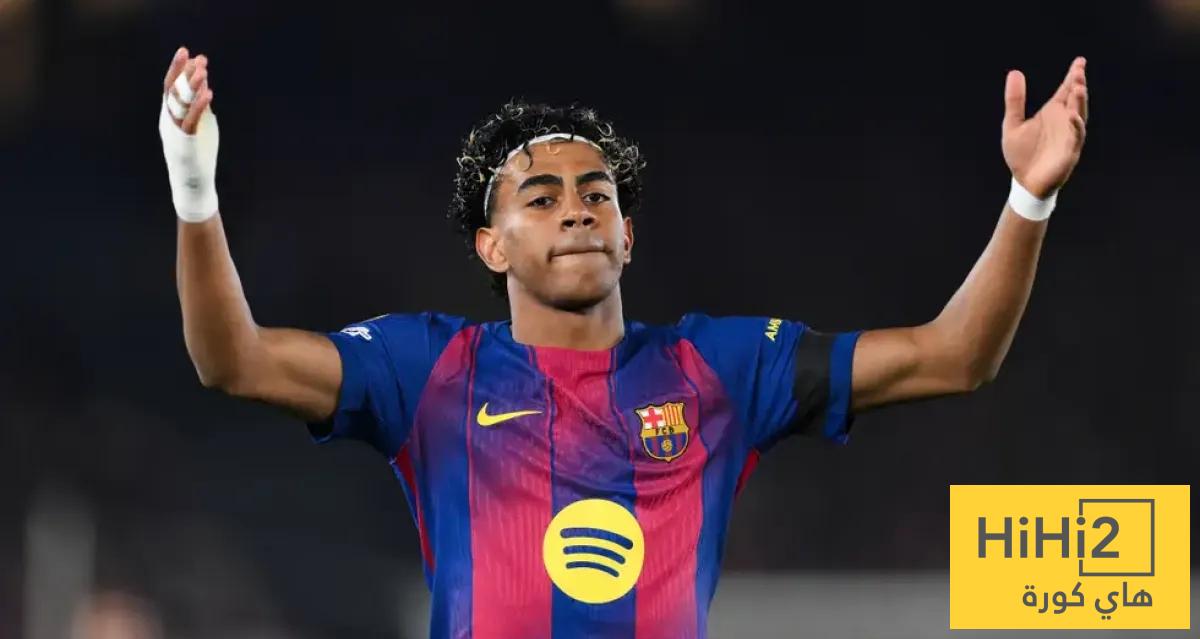 صورة : لامين يامال صفر امام تلك الانديه