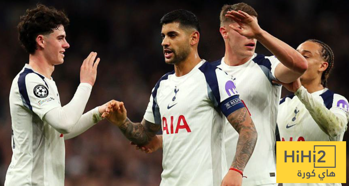 تشكيلة توتنهام المتوقعة ضد برايتون ونسبة الفوز