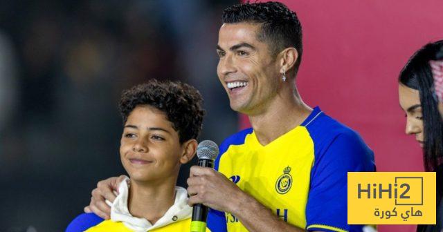 كريستيانو جونيور يلفت الأنظار مع النصر